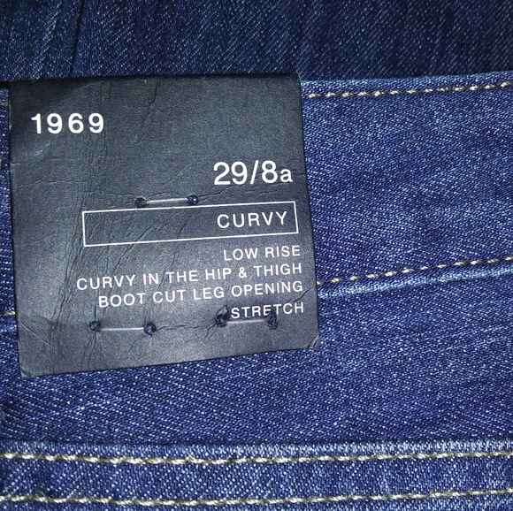 Gap 1969 Curvy Low Rise Boot Cut 29/8a - Picture 7 of 14